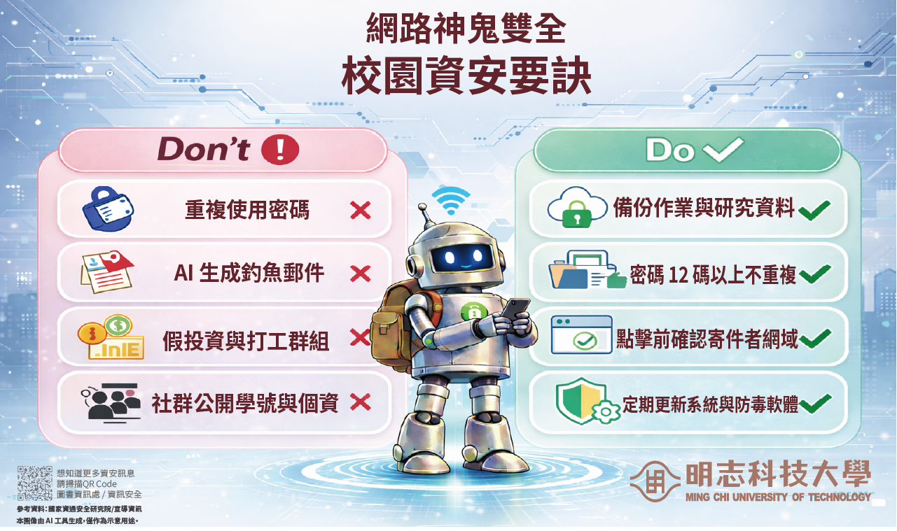 【資安宣導】網路神鬼雙全校園資安要訣(另開新視窗/png檔)圖片